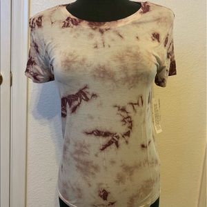 Mudd T-Shirt Pink Tie-Dye